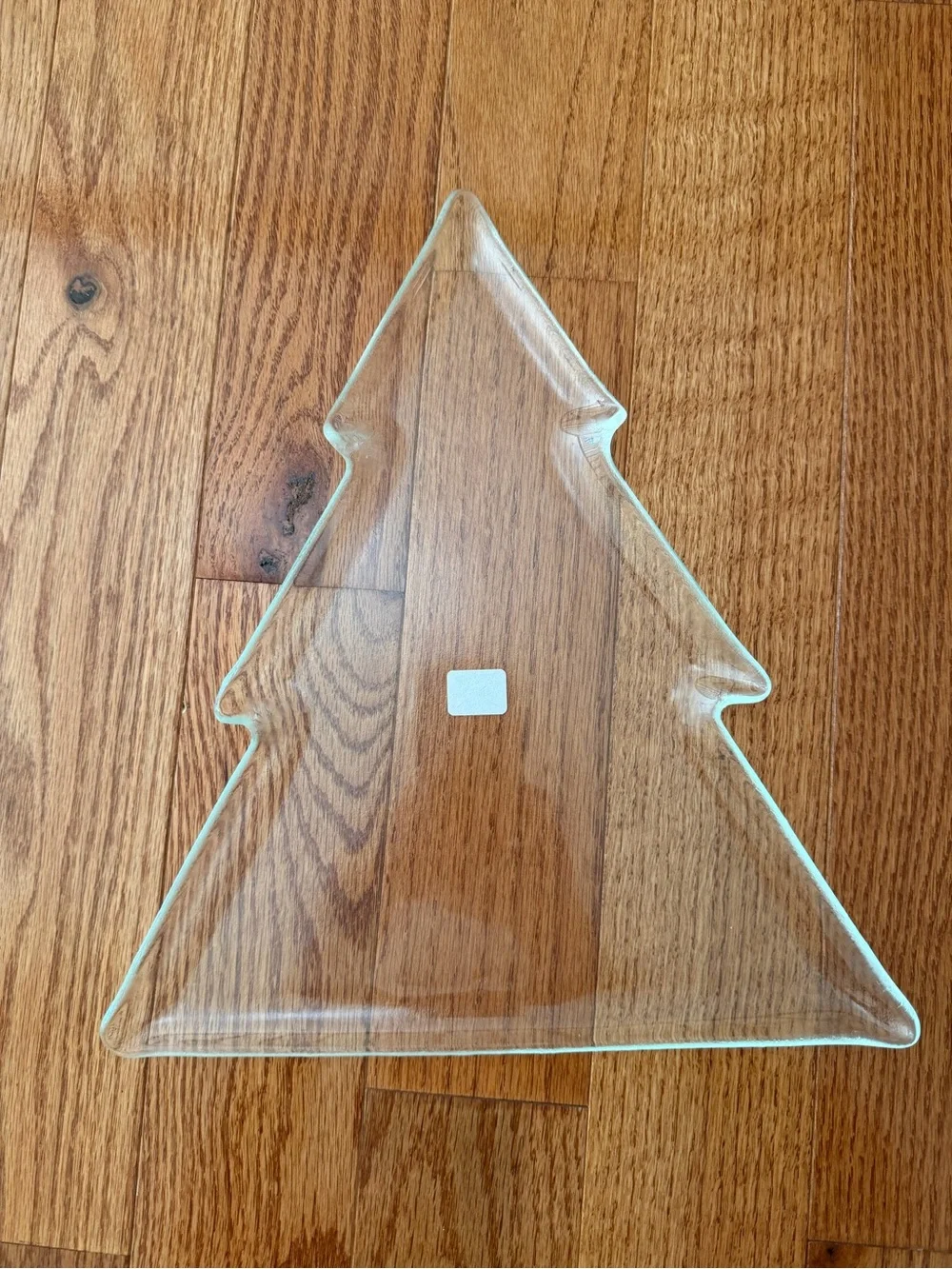 NWT Crate & Barrel HAMMRD GLASS TREE PLTR